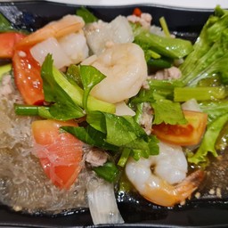 ยำวุ้นเส้นกุ้ง