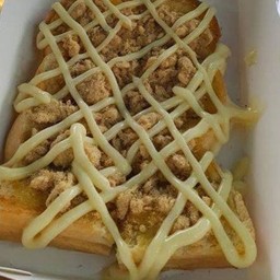 ขนมปังปิ้ง หมูหยองน้ำสลัด ( ชุด1แผ่น)