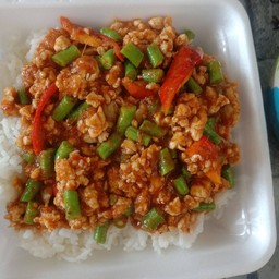 พริกแกงไก่สับ