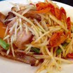 ตำคอหมูย่าง