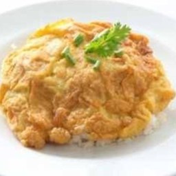 ข้าวไข่เจียวไก่สับ