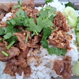 ข้าว ทอดกระเทียม