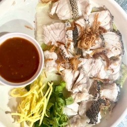 ปลากะพงลวกจิ้ม