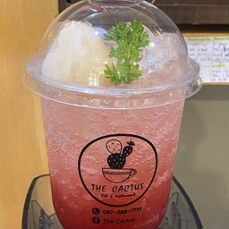 ลิ้นจี่โซดา (เย็น/ปั่น)