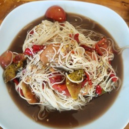 ตำข้าวปุ้นใส่หอย