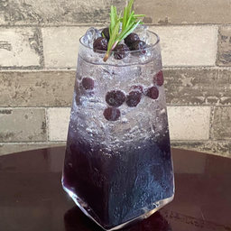 บลูเบอรี่โซดา (เย็น)