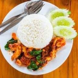 ข้าวพริกแกงเนื้อ