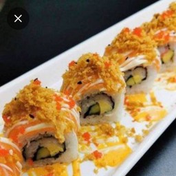 Fโรลแซลม่อนเทมปุระ(4ชิ้น)