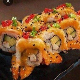 Fโรลแซลม่อนมิโสะ(4ชิ้น)