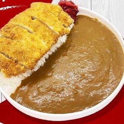 ข้าวแกงกะหรี่หมูทอด