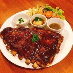 สเต็กซี่โครงซอสบาบีคิว