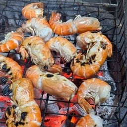 ตัวกุ้งเผา(กุ้งนิ่มมีหัวและเด็ดหัว) ครึ่งกก