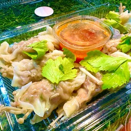 7 Golden Needle Mushroom Pork Dumplings