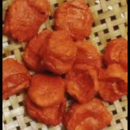 ลูกชิ้นปลาแดงทอดไม้ละ