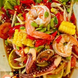 ตำข้าวโพดทะเล