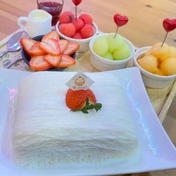 Full Option บิงซู สายไหม เครื่องล้น ผลไม้ฟรี 2 อย่าง