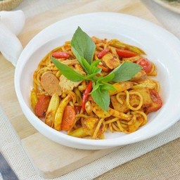 สปาเก็ตตี้ผัดโป๊ะแตก