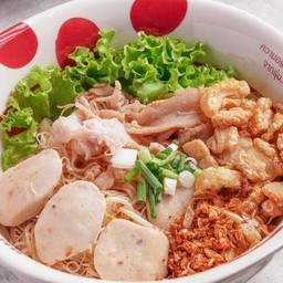 หมี่คลุกโบราณ - หมู