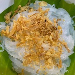 เส้นเล็กลวกคลุกกระเทียม