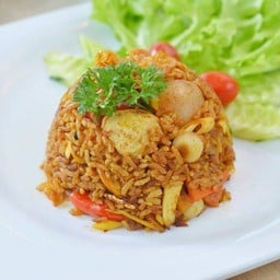 ข้าวผัดโป๊ะแตก