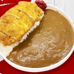 ข้าวแกงกะหรี่หมูทอด