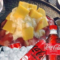 [อร่อยซ่ากับโค้ก] บิงชู โปรโมชั่น เลือกเกล็ดบิงชู เลือกหน้าได้ค่ะ โค้ก ออริจินัล (ขวด)