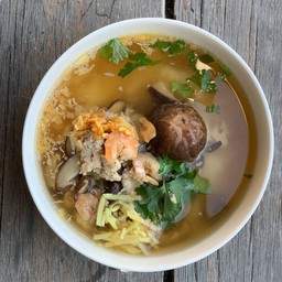 ข้าวต้มไก่ เห็ดหอมสูตรโบราณ