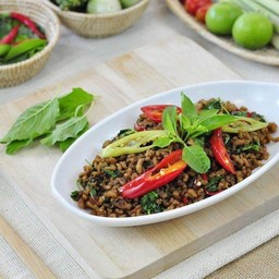 ผัดกะเพราหมูเจ