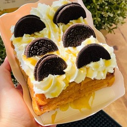 ปังปิ้งเนยนมวิปโอริโอ้