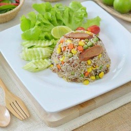 ข้าวผัดเวจจี้