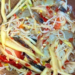 ตำซั่วกุ้งสด