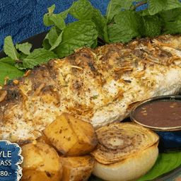 Main- Whole  Sea Bass Charcoal Grill
