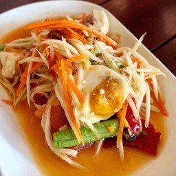 ตำไทยไข่เค็ม