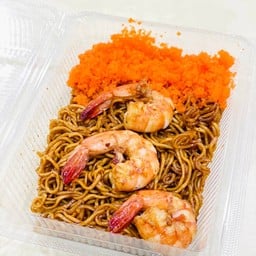 มาม่าผัดฉ่าไข่กุ้ง+กุ้ง Size S