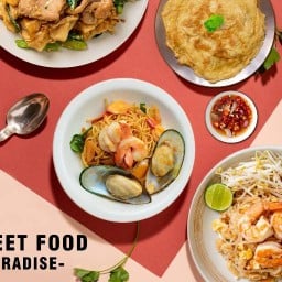 สตรีทฟูู้ดพาราไดซ์ Seafood Paradise ชั้นบี 1 ตึกแกรมมี่