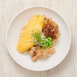 Omelet Chicken Rice Bowl