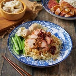 7บะหมี่หมูแดงหม่าล่า+เกี๊ยว(จัมโบ้)