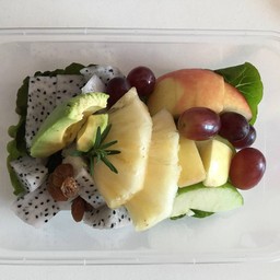 Fruit Salad + Kale