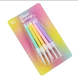 เทียนสั้น หลากสี