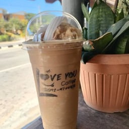 กาแฟปั่นมะพร้าวนมสด