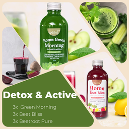 Detox & Active X 9 ขวด เซ็ตน้ำผักเน้นๆ