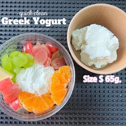 กรีกโยเกิร์ตผลไม้รวม x กรีกโยเกิร์ต Size S 65 กรัม