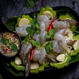 กุ้งแช่น้ำปลา.