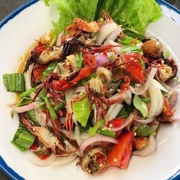 ยำปูนานึ่ง
