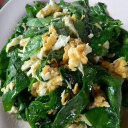 ผักเหลียงผัดไข่