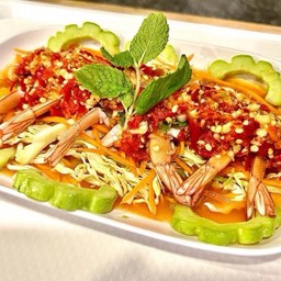 กุ้งแช่น้ำปลา(สุก)