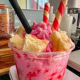 ปังเย็นนมชมพู