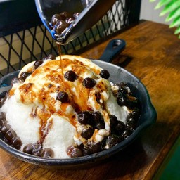 บิงซู นมสดไข่มุกลาวา