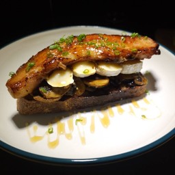 Bacon Mushroom Sourdough Bread