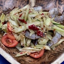 ตำแตงกุ้งสดลาว เล็ก